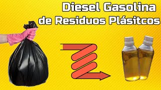 Cómo hacer Combustible de Plástico CASERO 😱♻️ [upl. by Azial143]