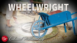 18thCentury Wheelwrights at Colonial Williamsburg [upl. by Ailil]