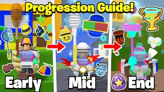 The UPDATED Progression Guide in Bee Swarm Simulator Early to End Game [upl. by Jacey]