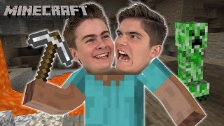 Minecraft Two Headed Steve Challenge Part 3 HobbyFamilyTV [upl. by Surat]