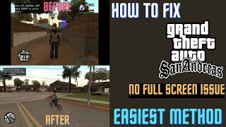 How To Fix GTA San Andreas No Full Screen Problem  GTA San Andreas Full Screen Resolution FIX [upl. by Cralg]