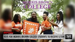 Help Students Graduate DebtFree Vote For Morris Brown College To Receive 150K [upl. by Ahsiemaj523]