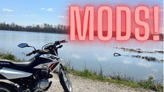 2023 Honda XR150L MODS [upl. by Barbabra]