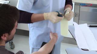 Synthetic splinting volar dorsal splintENby BSN medicalmov [upl. by Lenra]