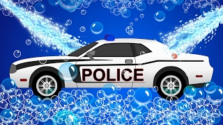 Police Cars Cartoon  Car Wash Videos for Children  Street Vehicles for Kids  My Little TV [upl. by Artina]