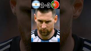 Argentina Vs Portugal world cup final imaginary highlights 2026 messi Vs ronaldo shorts football [upl. by Meter]