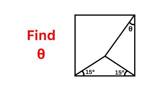 Find The Angle θ  Nice Geometry Question  Mathematics [upl. by Aanas333]