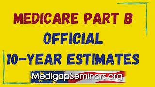 Medicare Part B 10Year Estimates Premium amp Deductible [upl. by Deirdra]