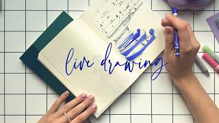 SKETCHBOOK LIVE 5 tips how to find your drawing style [upl. by Rosella]