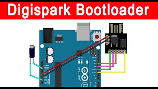 How To Burn Micronucleus Bootloader On The Digispark Kickstarter Attiny85 [upl. by Neirda389]