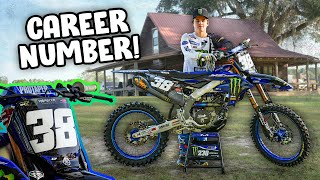 Career Number First Look At Haiden Deegans 2024 YZ 250F Supercross Bike [upl. by Casavant]