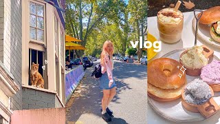 sydney vlog 🍒 bagel cafe 🥯 sake bar start of semester sushi buffet 🍣 diy mosaic lamp [upl. by Sebastien]