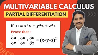 PARTIAL DIFFERENTIATION MULTIVARIABLE CALCULUS LECTURE 14 IN HINDI TIKLESACADEMY [upl. by Ynnattirb424]