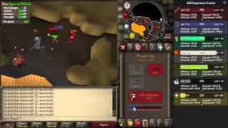 OSRS  Fire Giant Slaying 485k Xph [upl. by Zaid]