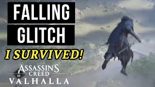 Falling Glitch  I SURVIVED Yeet  Assassins Creed Valhalla [upl. by Solenne]