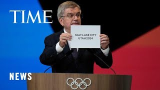 Salt Lake City Named Host of 2034 Winter Olympics [upl. by Ardyaf247]