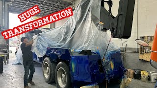 OLD Kenworth Heavy Wrecker Gets A HUGE TRANSFORMATION LOOKS AMAZING [upl. by Aiekahs]