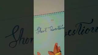 How to write shortamp long question ❓ in stylish writing  to use black 🖤 cut marker 605 [upl. by Zackariah]