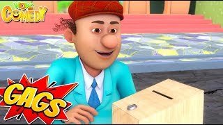 Chacha Bhatija Cartoon in Hindi  New Comedy Gags  04  New Cartoons  Wow Kidz Comedy [upl. by Lehcem]