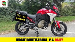 Ducati Multistrada V4 Rally 2023 test ride completo English subtitles [upl. by Becky]