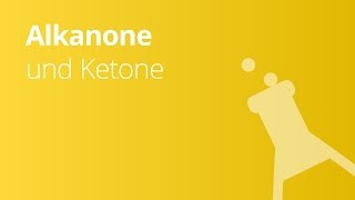 Die Stoffklasse der Alkanone und Ketone  Chemie [upl. by Laufer767]