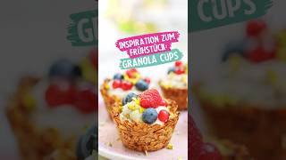 Granola Cups mit Beeren shortvideo milram vegan veganrecipes [upl. by Hengel432]