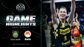 SemiFinals Lenovo Tenerife v Peristeri bwin  Highlights  BasketballCL 202324 [upl. by Nylcsoj]