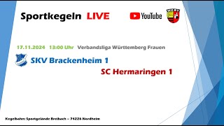 SKV Brackenheim 1  SC Hermaringen 1 Verbandsliga Frauen [upl. by Yroffej42]