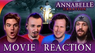 ANNABELLE CREATION 2017 MOVIE REACTION  First Time Watching [upl. by Narut]