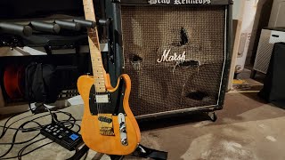 AWESOME TONE Demo of the new Harley Benton Keith Richards Micawber w a Marshall 1960 Lead cabinet [upl. by Sheley]