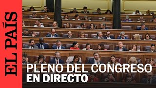 DIRECTO  El Pleno del Congreso debate la Ley ELA  EL PAÍS [upl. by Neeliak]