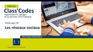 Webinaire SNT 1  Réseaux sociaux [upl. by Mac]