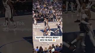 Klay Thompson Makes His Mavs Debut 🔥 nba basketball klaythompson dallasmavs viralreels reels [upl. by Lizzy]