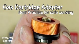 Camping Gas Cartridge Adapter [upl. by Eaton]