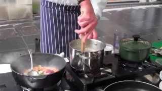 Scottish Cooking Demonstration Food Market Perth Perthshire Scotland [upl. by Bowler]