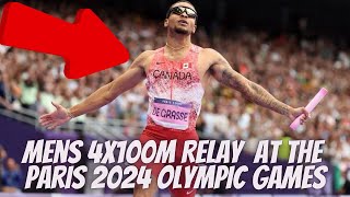 Mens 4X100M Relay Finals At The Paris 2024 Olympics [upl. by Adniroc]