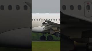 Eurowings Airbus A320200 Landing at Manchester Airport shorts [upl. by Maisey]