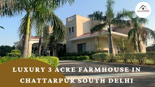 🏡 For Sale  💥 Luxury Farm House In Delhi Chattarpur  With Swimming Pool [upl. by Hazlip679]