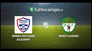 U17 OMNIA CECCANO Vs MONTI AUSONI [upl. by Kenta860]