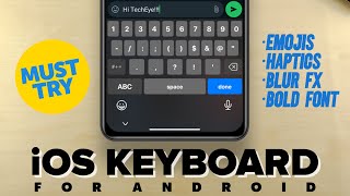 New Update iOSInspired Keyboard For Android APK [upl. by Anat874]