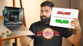 MacBook Air M1 at ₹50000 Review  Amazon Great Indian Festival Sale 2024 🔥 [upl. by Zilber419]