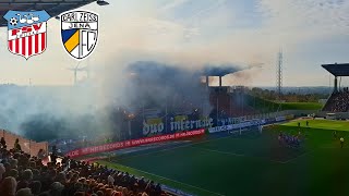 ZeissFans in Zwickau • FSV Zwickau vs FC Carl Zeiss Jena 11  OstKlassiker 202425 [upl. by Eicnahc]