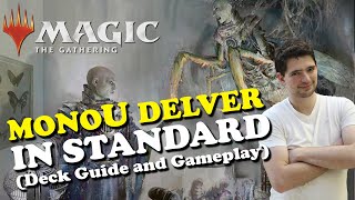 MTG  MONO U DELVER IN STANDARD DECK GUIDE AND GAMEPLAY  MAGIC THE GATHERING [upl. by Ahtan276]