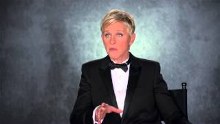 86th Academy Awards  Ellen DeGeneres talks Oscars and hosting [upl. by Ehrman527]