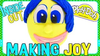 The Making of JOY Play Doh Surprise Egg DIY Disney Pixar Inside Out Movie Toy Characters [upl. by Leighton640]