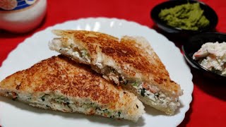 hung Curd Sandwich Dahi Sandwich Recipe yogurt Veg Sandwich [upl. by Schafer]