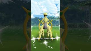 Shiny Arceus in Pokémon GO ✨ pokemon pokemongo mobilegame pikachu pokemontiktok mystic7 [upl. by Willing914]