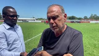 Chipolopolo coach Avram Grant reacts to Four Nations Tournament draw against Zimbabwe [upl. by Hseham]