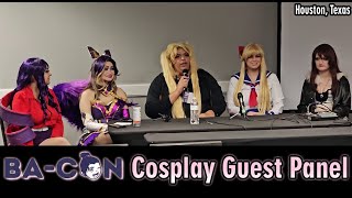 BaCon 2024 Cosplay Guest Panel [upl. by Mika]