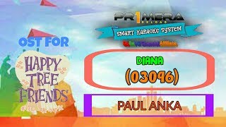 Diana  Paul Anka  ENG Karaoke  Primera Reload Smart Karaoke System [upl. by Edlyn]